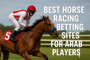 Horse racing betting illustration
