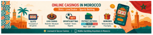 Online casinos in Morocco guide banner