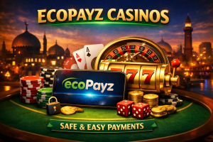 ecoPayz digital wallet and casino payments illustration