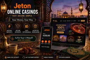 Jeton digital wallet and casino payments illustration