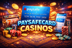 Paysafecard casino payment illustration
