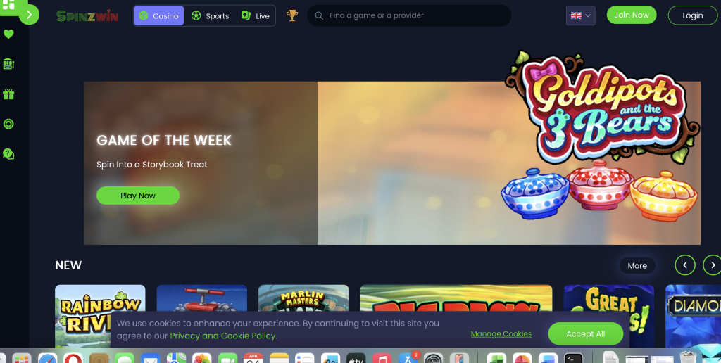 Spinzwin Casino review