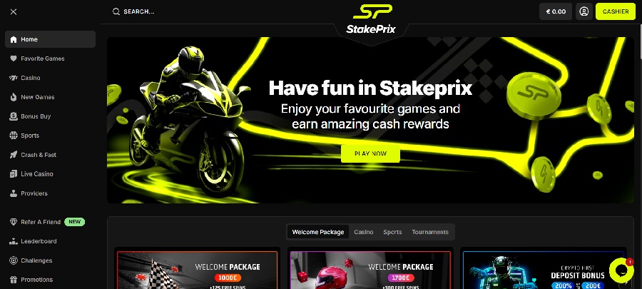 StakePrix casino review