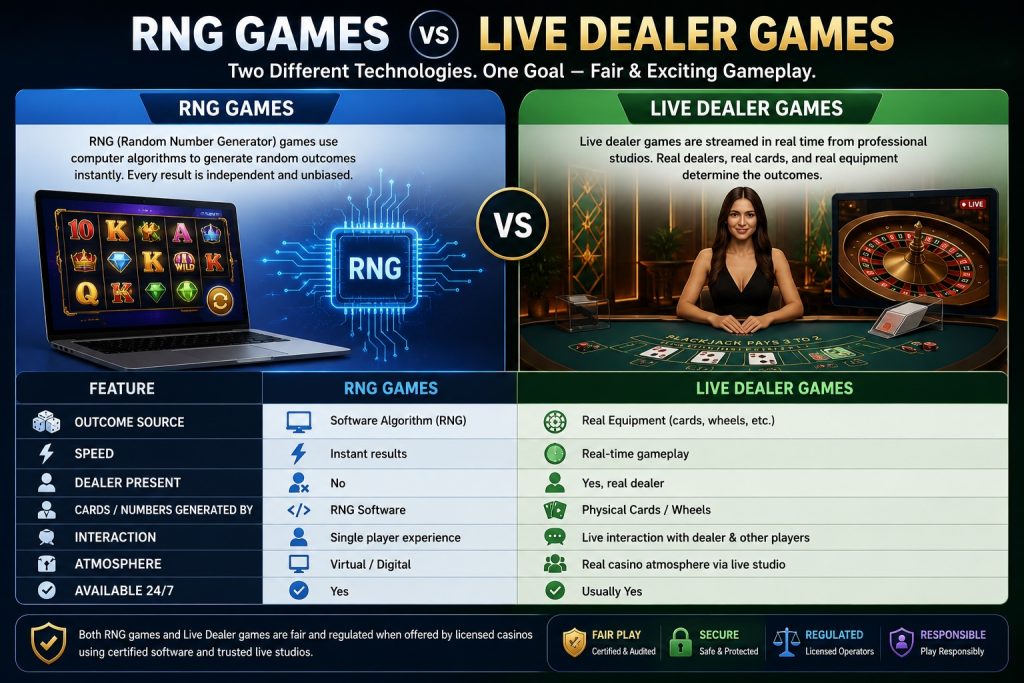 RNG in online casinos Arabic